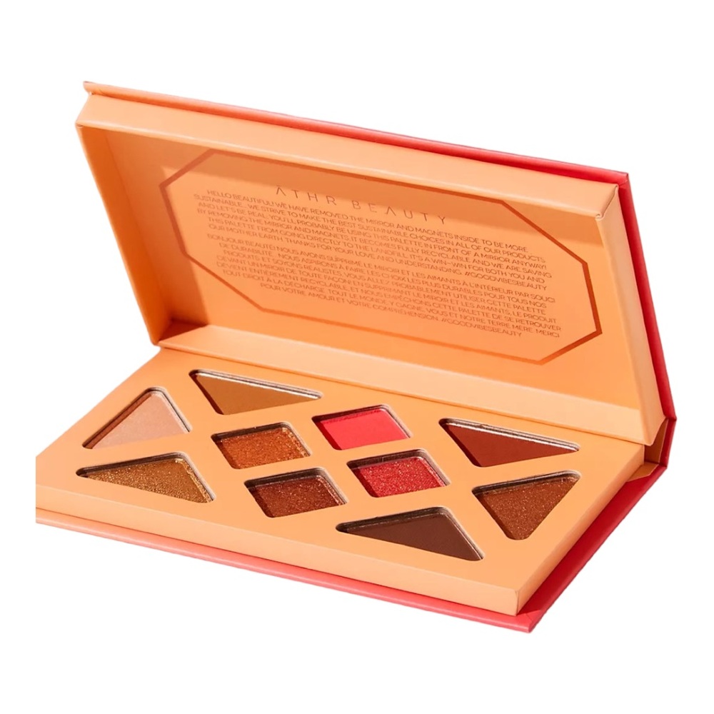 Athr Beauty Desert Sunset Eyeshadow Palette Coral Gold Shimmer